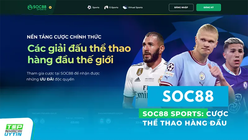 SOC88 là trang cá cược bóng đá trực tuyến uy tín với ác trận đấu bóng đá và sự kiện thể thao hàng đầu Thế Giới