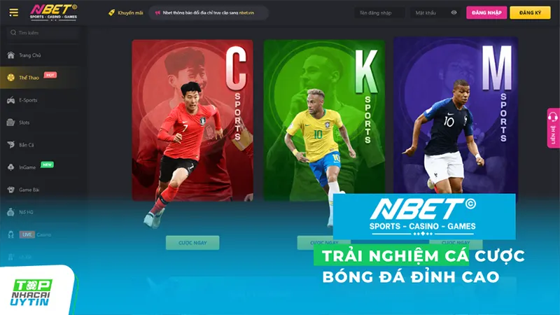 NBET - trang cá cược bóng đá uy tín hàng đầu Châu Á