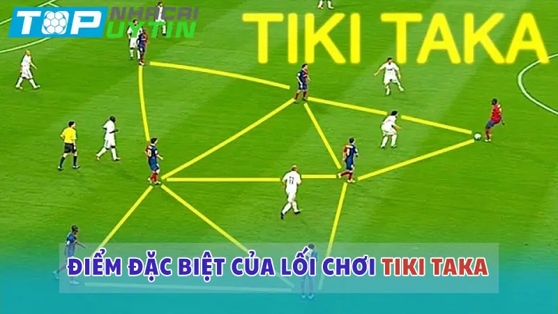 Điểm đặc biệt mà lối chơi Tiki Taka mang lại