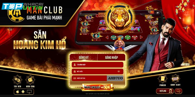 Hạng mục quay Slot rất được yêu thích tại MANCLUB